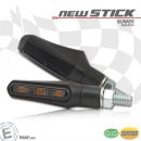 SMD Blinker New Stick schwarz getöntes Glas Paar M8 Maße: L 49 5 x B 18 x H 25 mm E geprüft 284841