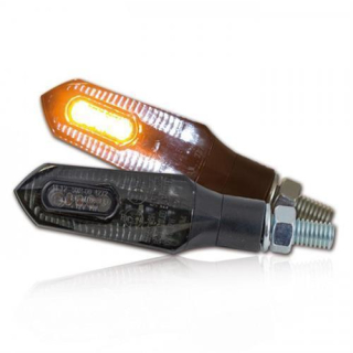 LED Blinker Standlicht kombi Force schwarz ABS M8 Paar L 57 x H 22 x T 22 mm getönt E geprüft 284851