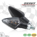 LED Blinker Standlicht kombi Zenit schwarz ABS M8 Paar L...