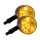 LED Blinker Standlicht kombi Prisma Paar M10 schwarz matt klar L:88 mm Ø:60 mm E geprüft 284870