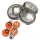 Blinkergläser Bullet Style HARLEY 00- VRSCA/VRSCB, Set 4 Gläser getönt / 4 Glühlampen gelb, E-geprüft, 285078