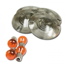 Blinkergläser HD 86-, FLT/FLHS/FLST, flaches Glas,...