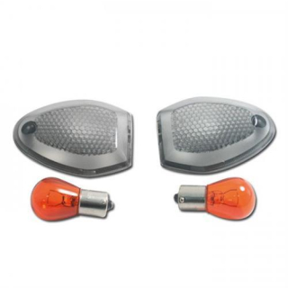 Blinkergläser Blinkerglas SUZUKI DL650 GSR750 Bj. 12 2 Gläser Birne 12V 21W gelb getönt E geprüft 285096