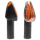 Mini Blinker Peak schwarz lang klares Glas gelber Innenreflektor E geprüft M10 285174