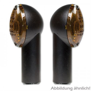 Micro Blinker schwarz kurz getöntes Glas 12V 21W Halogen E geprüft M10 285201