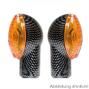 Micro Blinker Carbonlook lang gelbes Glas * 12V 21W...