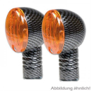 Micro Flash Blinker Carbonl. lang gelbes Glas * 12V 21W...