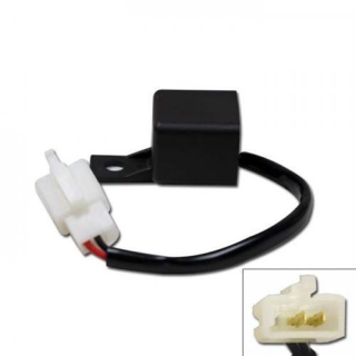 Blinkrelais 12V, (0,1-130 Watt), lastunabhängig, DU/HO/KA/TR/YA/KTM, 3er Stecker weiblich 2 Pins, 286072