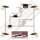 Blinkrelais digital 5 16V 0 1 90W lastunabhängig 10 Amp L 20 x B 15 x H 10 mm inkl. Rundstecker 286080