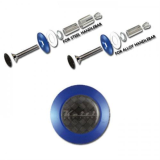 Keiti Alu Lenkergewichte BE400B Blau Paar für Alu und Stahllenker 7 8 22 mm je 40 gr. 287002