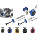 Keiti Alu Lenkergewichte BE400B Blau Paar für Alu und Stahllenker 7 8 22 mm je 40 gr. 287002